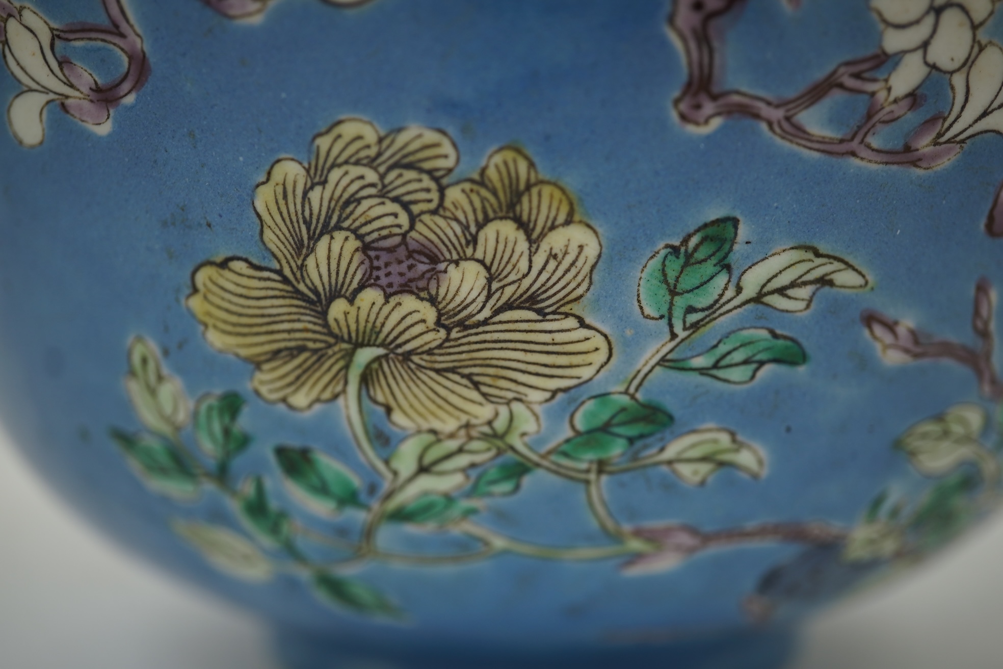 An unusual Chinese famille verte bowl, Guangxu mark, probably Republic Period